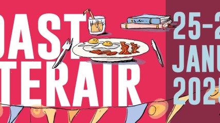 Toast Literair 2025 - Een uitgebreid ontbijt met bubbels, opgeluisterd door Marc Erkens